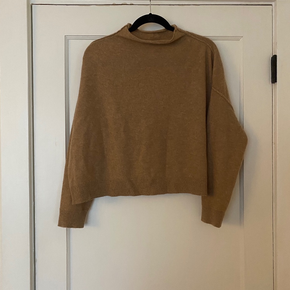 Alani cashmere mock funnel jumper